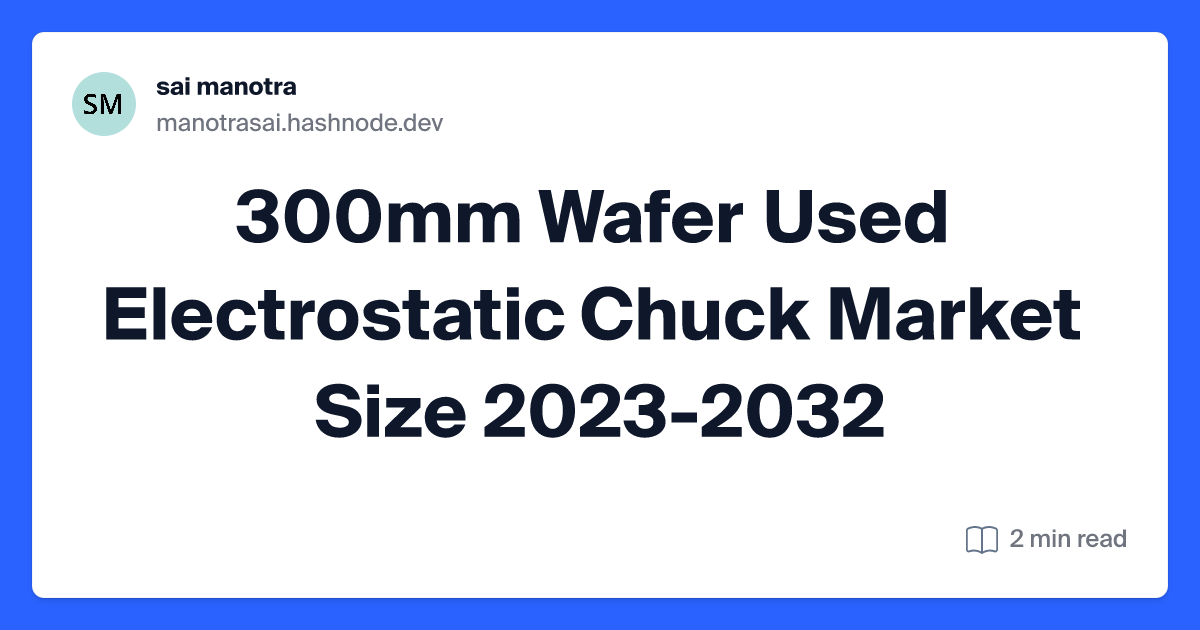 300mm Wafer Used Electrostatic Chuck Market Size  2023-2032