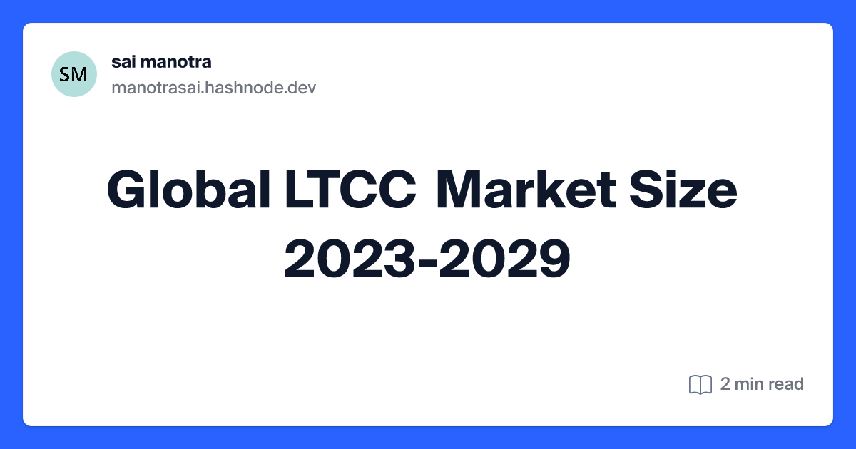 Global LTCC Market Size 2023-2029